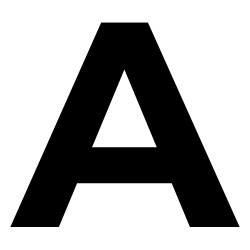 letter a