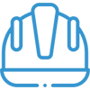 Construction hard hat icon