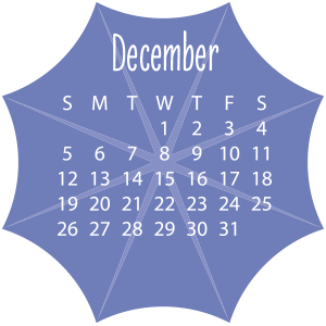 December 2021 Umbrella Calendar