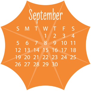 September 2021 Umbrella Calendar