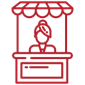 in store stand icon