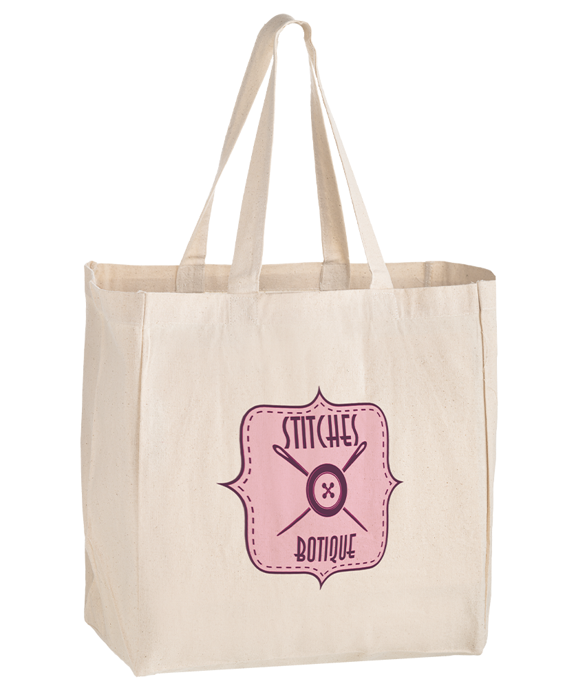 •	Cotton Canvas Grocery Bag (CN12813)