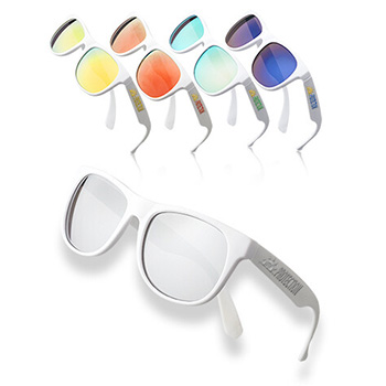 Color Lens Sunglasses With White Frames (ASGL21)