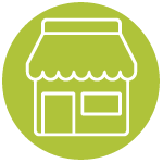 boutiques&retail store icons