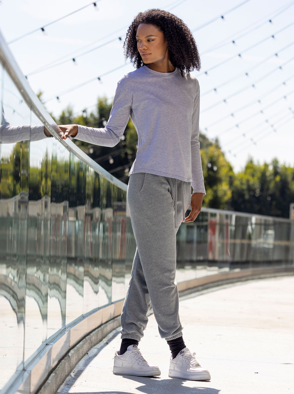 Women's Cotton Relaxed Long Sleeve T-Shirt (3911)