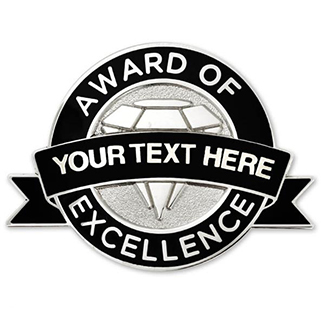 Award of Excellence Pin – Engravable (C949E)