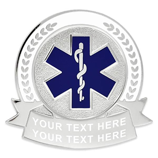 Caduceus Lapel Pin – Engravable (C2442E)