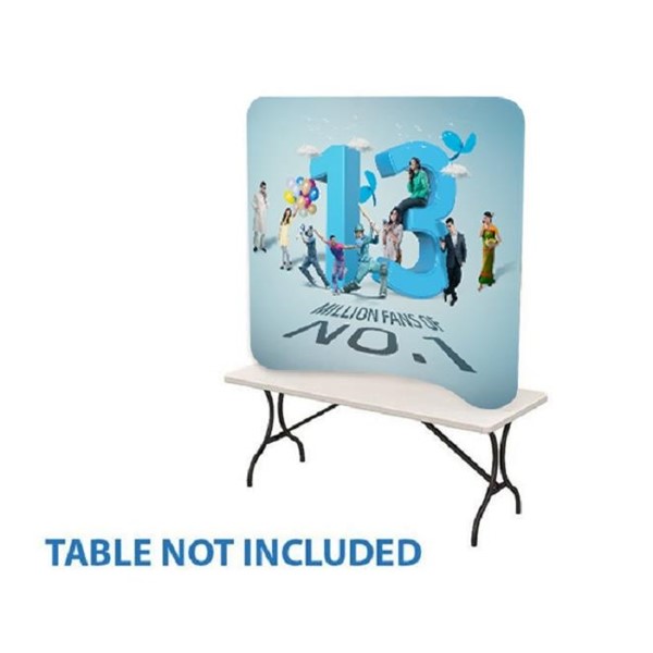 •	6' Tube Curved Double-Sided Fabric Display With Frame (CPN-554114692)