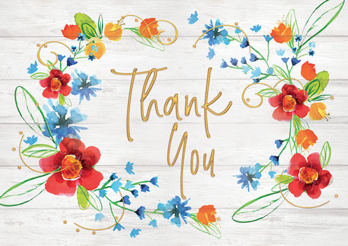 Thank you card