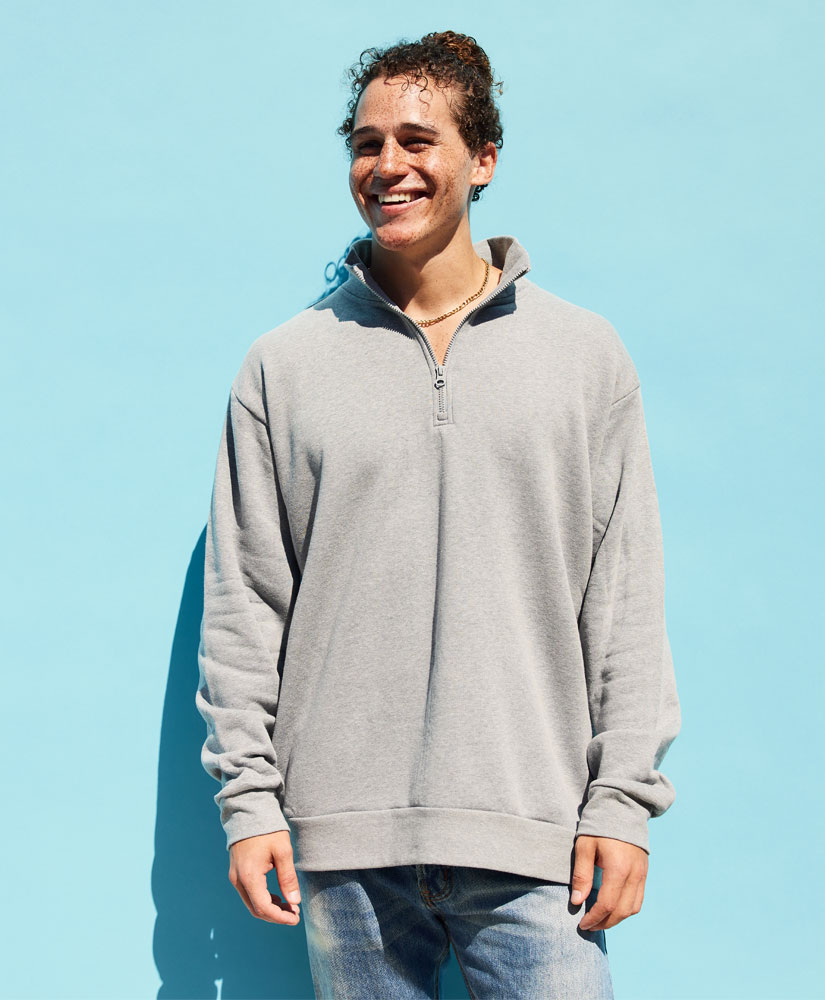 Unisex Fleece Quarter Zip (9643)