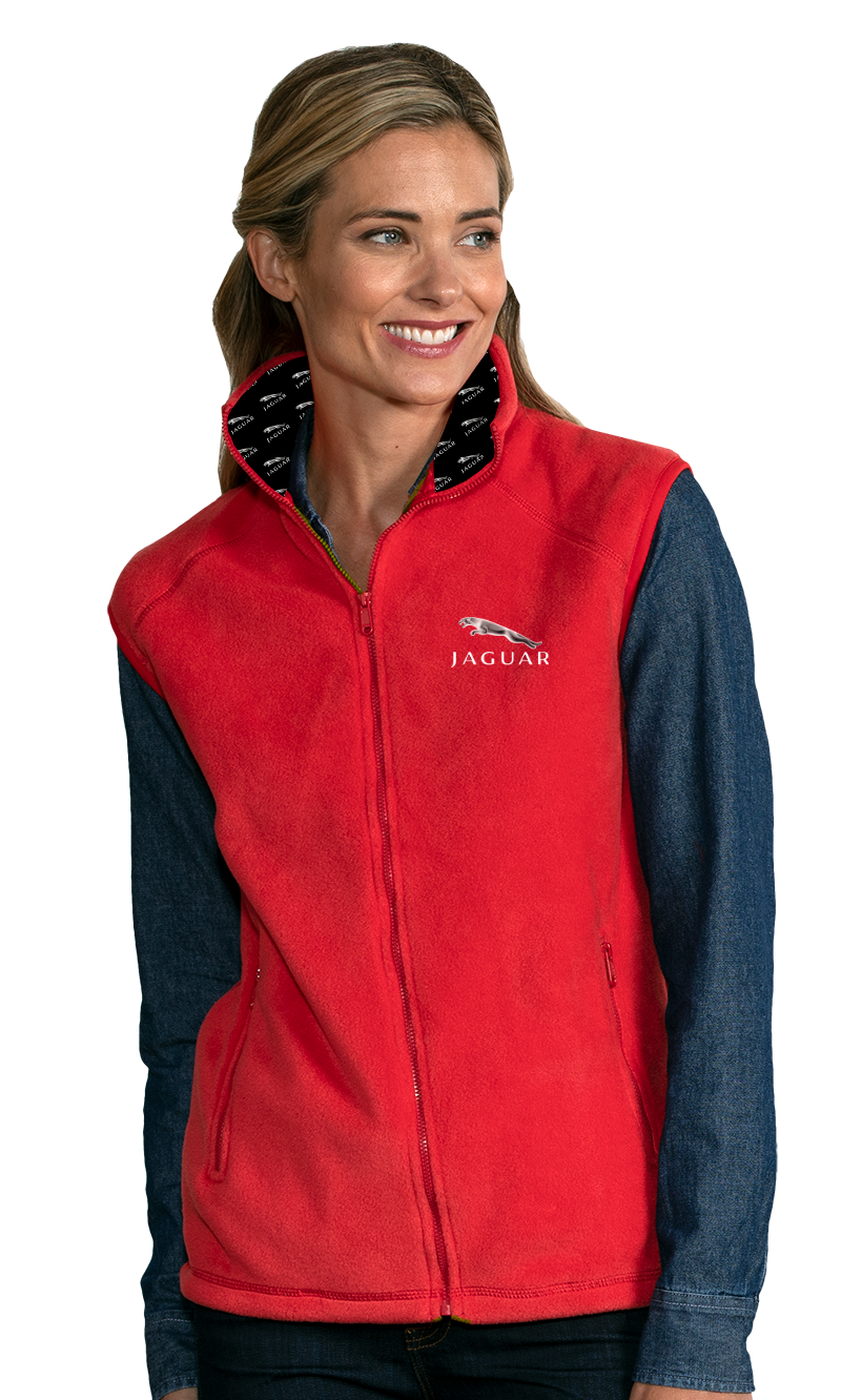 Your Logo Here Adult MicroFleece Zip Front Vest
