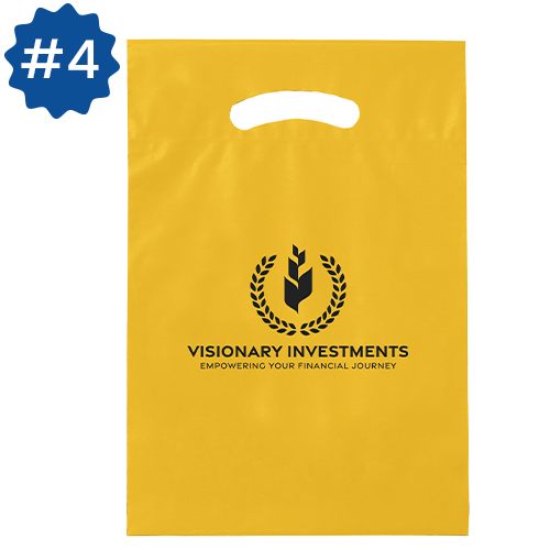 9” x 13” x 2” Fold-Over Reinforced Die Cut Bag (12DC913)
