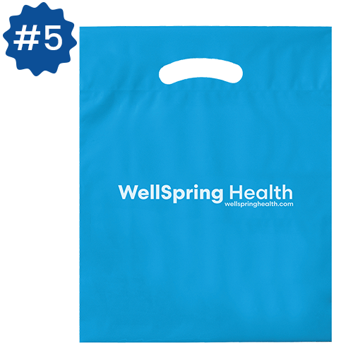 12” x 15” x 3” Fold-Over Reinforced Die Cut Bag (12DC1215)