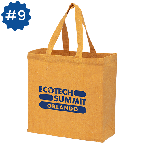 13” x 5” x 13” Recycled Cotton Canvas Tote Bag (RC13513)
