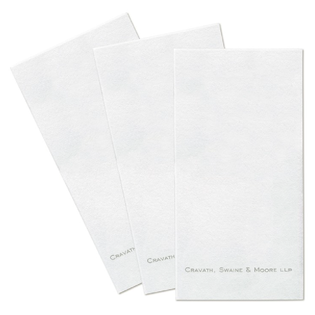 12" x 17" White Linen-Feel™ Hand Towel (4065-LFT-QS)
