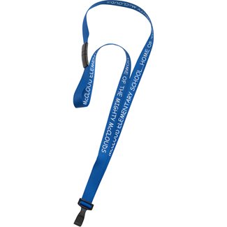 5/8" Factory Direct Antimicrobial Lanyard (#AM5/8-F)