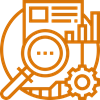 Icon representing data analysis