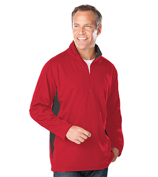 Men's Wicking L/S Zip Pullover (BG7222)