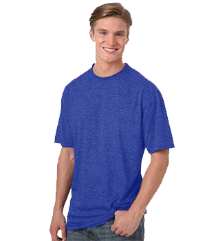 Men's Heathered Crew Neck Tee (BG7228)