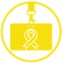 Breast cancer badge