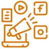 Icon representing facebook community