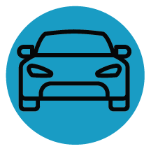 auto shop and car dealership  icon