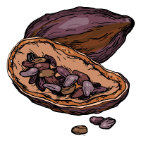 Cocoa butter sketch