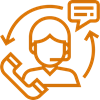 Icon representing tech support