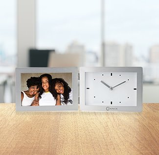 •	Antimo Clock & Photo Frame (EC2033)