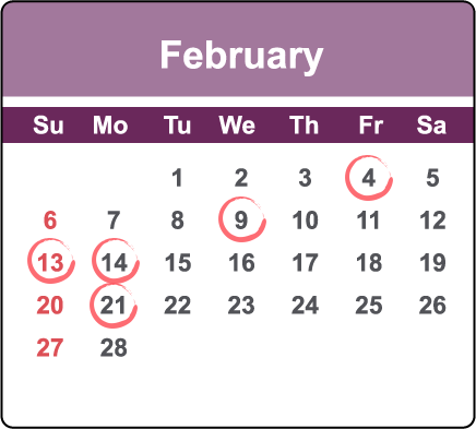 Feb 2022 key dates