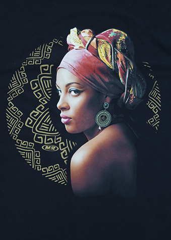 African american girl tshirt design