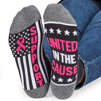 Support/United In The Cause Cushioned Ankle Socks (GN12045)