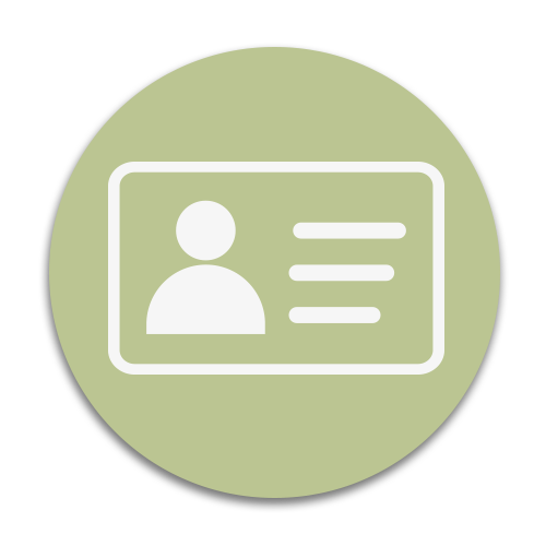 business card icon
