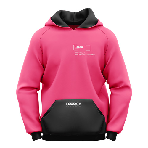 •	7.37-oz. Polyester Hoodie - Full Dye Sublimation (500016)