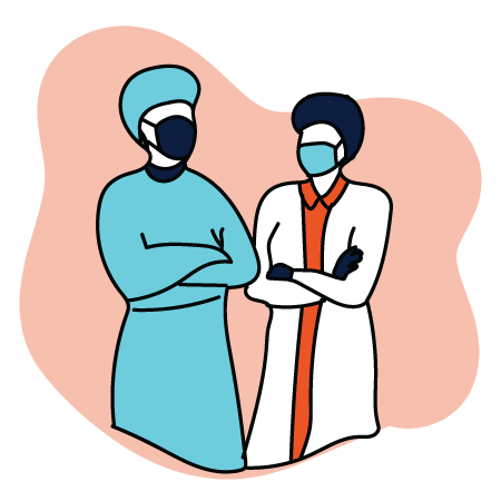 medical workers illustration