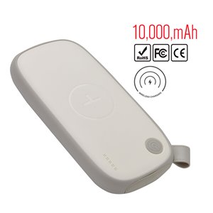 Fast 10W/7.5W/5W Wireless QI Charger 10,000 MAH Power Bank (KB6023)