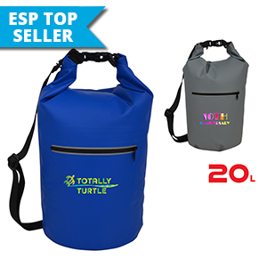 Premium 20L Waterproof Sport Bag With Outer Zipper (KB9003)