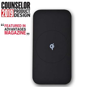 Ultra Slim QI Certified 10W/7.5W/5W Fast Wireless Charger (KT2505)