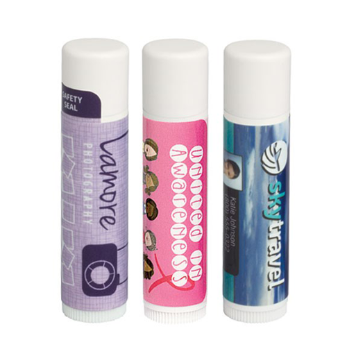 •	The Lip Balm with Plastic Calmshell and Insert Card (#ZLBPWT-CLAMSHELL)