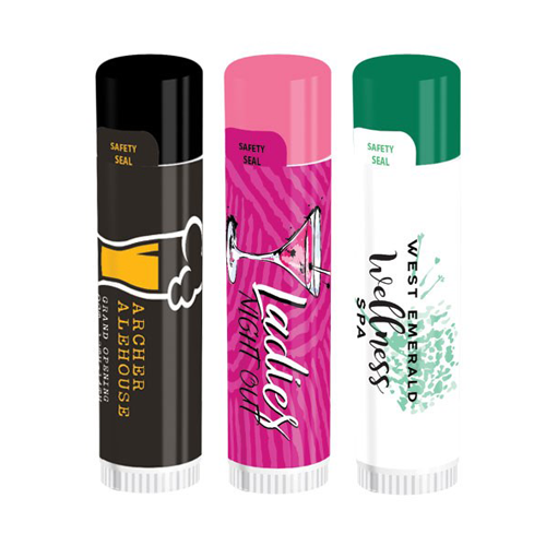 •	The Lip Balm with Plastic Calmshell and Insert Card (#ZLBPWT-CLAMSHELL)