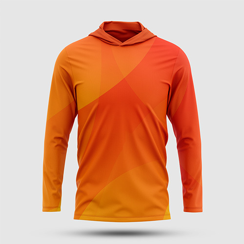 •	Long Sleeve Hoodie T-Shirt - Full Dye Sublimation (500039)