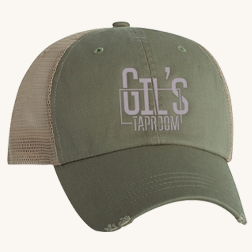 Mega Cap Frayed-Bill Twill Cap (6887)