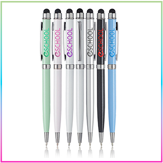 Slim Executive Metal Pen with Stylus (ABP380)