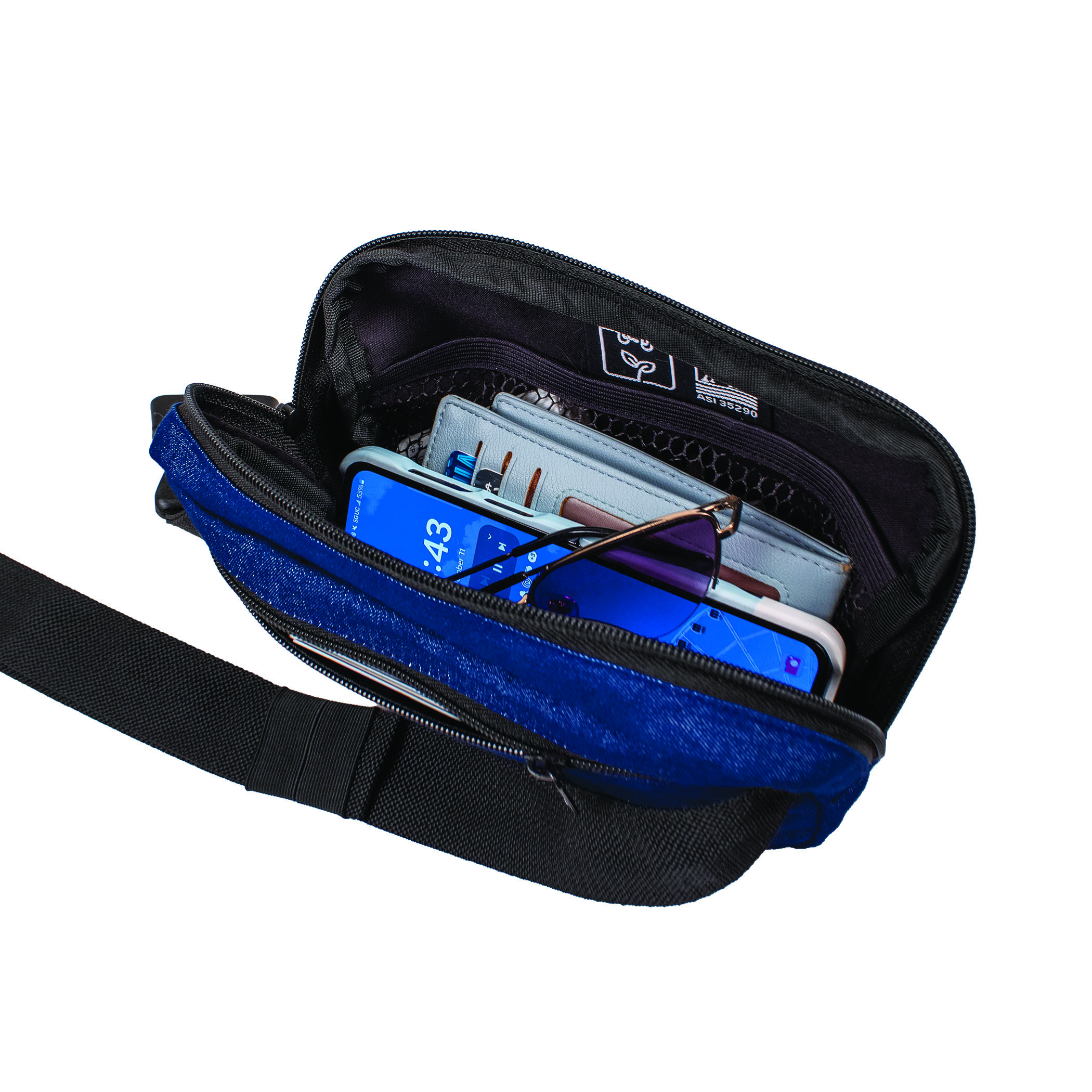 NEW Recycled Denim Crossbody Bag 