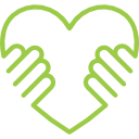 Hands Holding Heart Icon