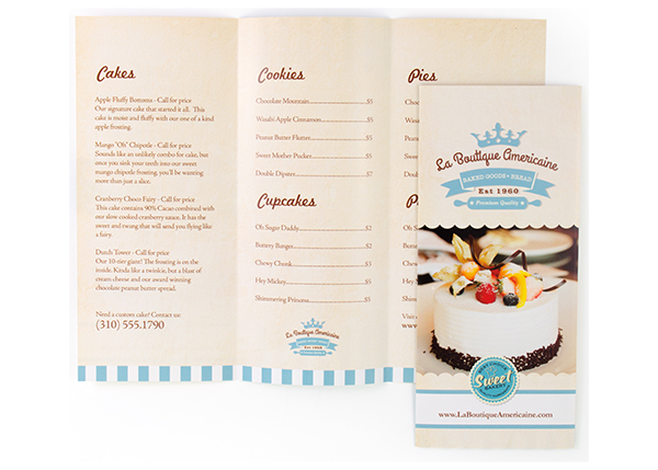 Bakery Menu