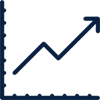increase chart icon