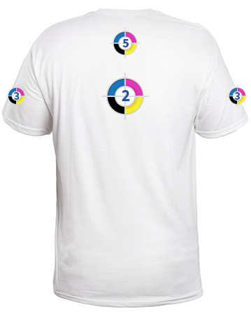 Tshirt back infograph no. 2, 3, 5
