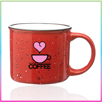 13-oz. Ceramic Custom Campfire Coffee Mug (A1300)