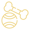 Pet toys icon